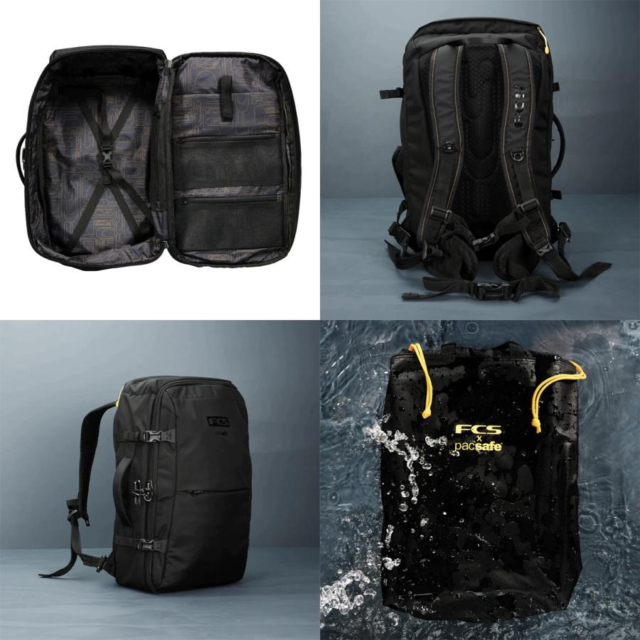 FCS 24 FCS バックパック PACSAFE MISSION GEN 2 40L TRAVEL PACK 盗難