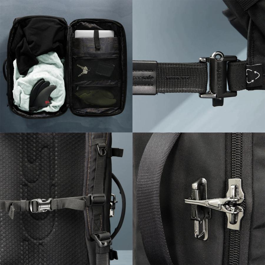 FCS 24 FCS バックパック PACSAFE MISSION GEN 2 40L TRAVEL PACK 盗難