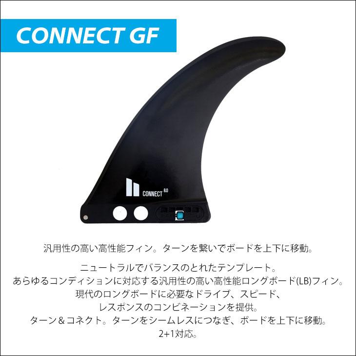 23 FCS2 ロングボード フィン CONNECT GF LONGBOARD FIN 9” コネクト グラスフレックス シングルフィン 2+1対応 日本正規品｜stradiy｜02