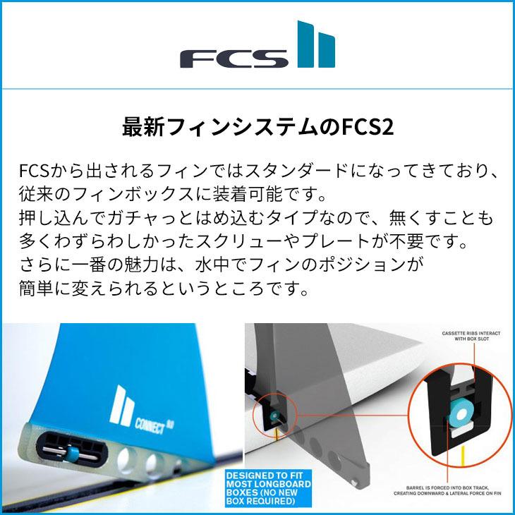 23 FCS2 ロングボード フィン CONNECT GF LONGBOARD FIN 9” コネクト グラスフレックス シングルフィン 2+1対応 日本正規品｜stradiy｜06