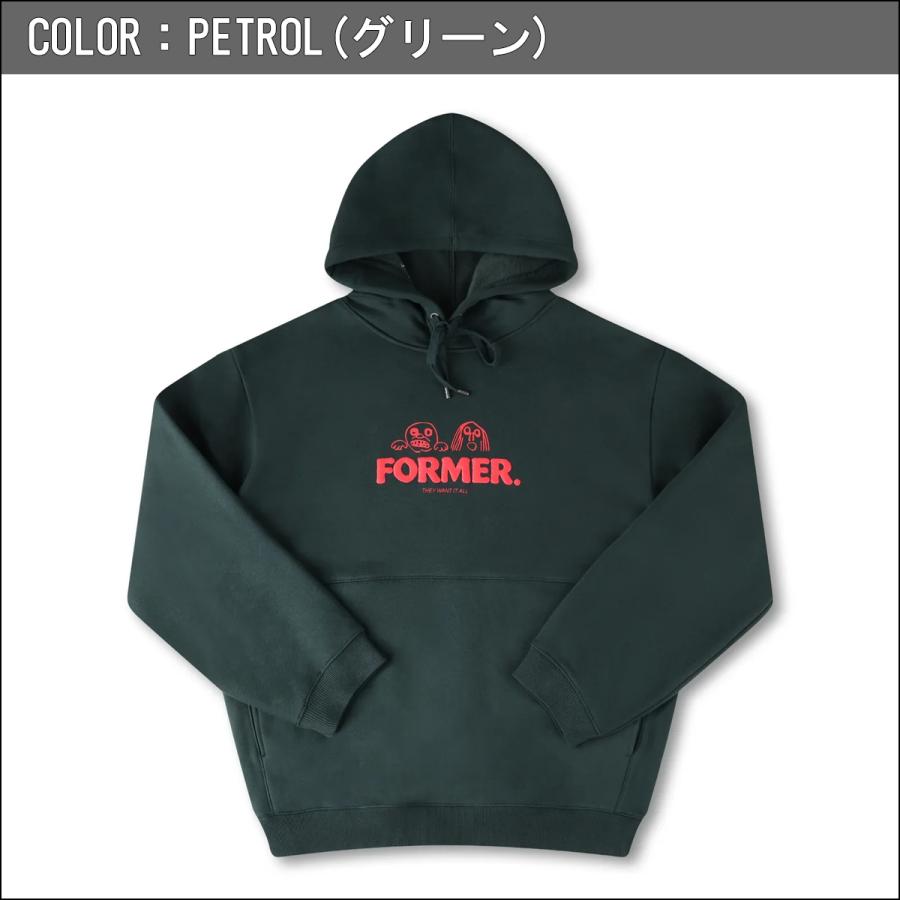 25 FORMER フォーマー パーカー フーディー 長袖 裏起毛 綿 ポリエステル トップス メンズ フード付き WANT IT ALL HOOD 2025年秋冬 品番 FFL-25301 日本正規品 25 FORMER フォーマー パーカー フーディー 長袖 裏起毛 綿