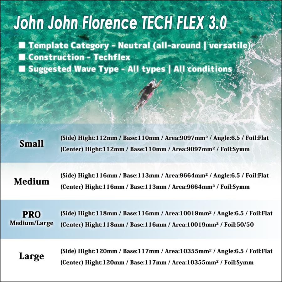 futures.（フューチャー） フィン JJF TECH FLEX 3.0 ジョン・ジョン