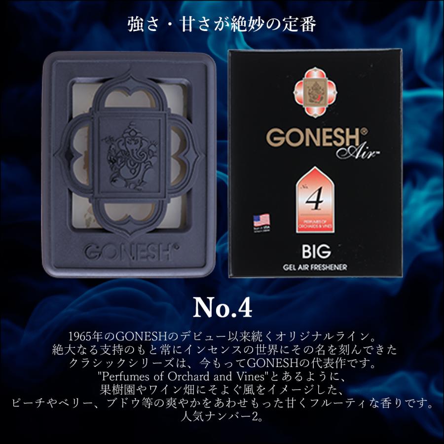 GONESH ガーネッシュ 車 芳香剤 BIGGEL AIR FRESHENER ビッグジェル