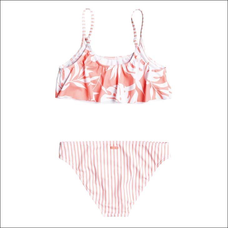 ROXY（ロキシー） 22 ROXY キッズ ビキニ FLOWERS ADDICT FLUTTER SET 水着 スイムウェア 子供用 女の子 ...
