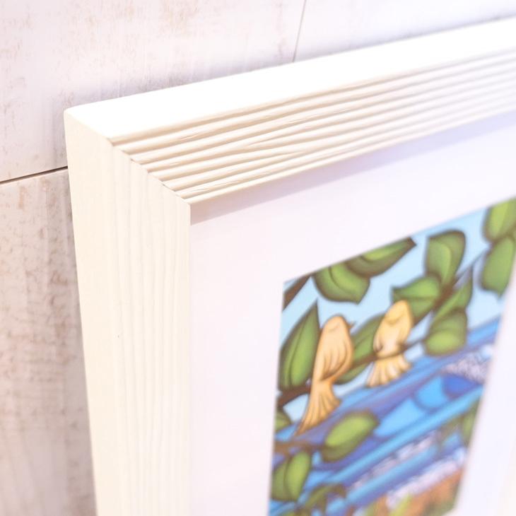 ヘザーブラウン 絵画 アート u-ske ポストカード 木製フレーム付き まとめ Heather Brown Art Japan ヘザーブラウン Ku'uipo's Print アート