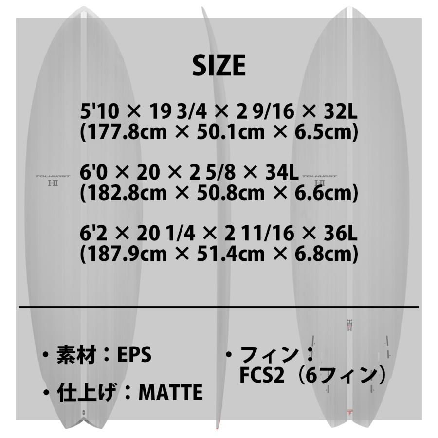 26 サンダーボルト HI サーフボード HIBT 3+3 トルハースト EPS 5