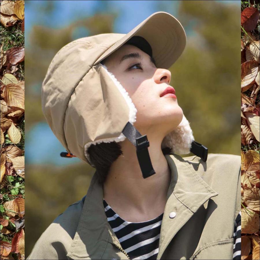 帽子 KOU 23FW Kiu キウ ウォータープルーフフライトキャップ 帽子 CAP ボア UV