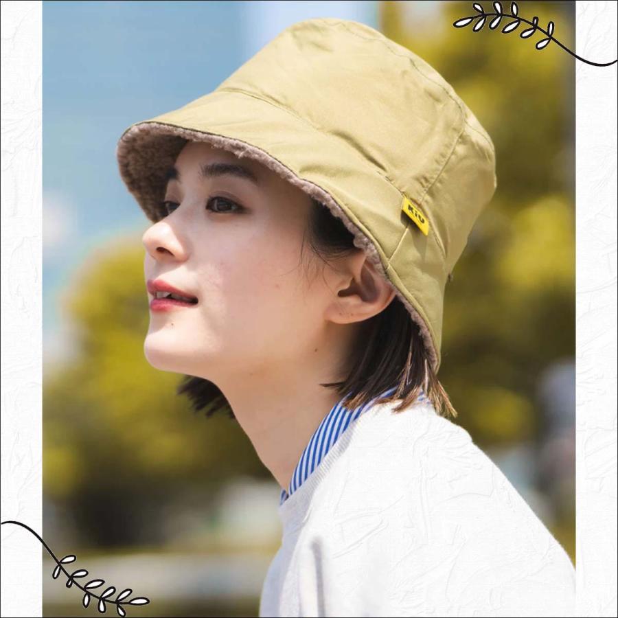 23 FW KIU レディース バケハ 品番 K354 KiU REVERSIBLE BUCKET HAT