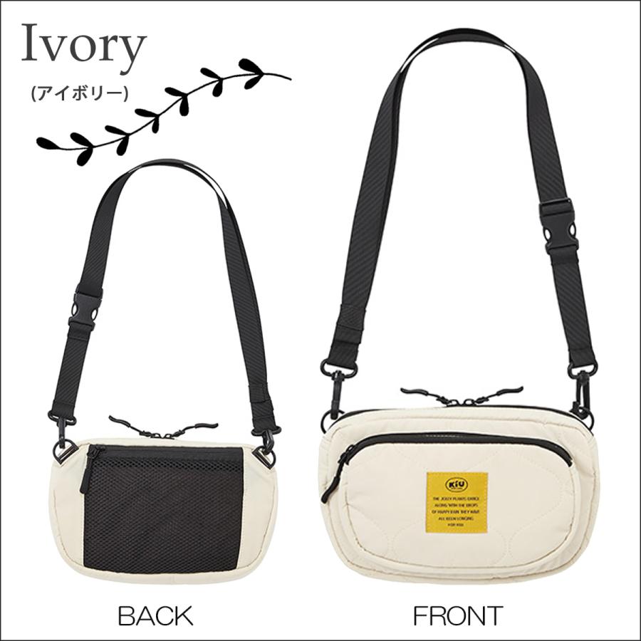 24 KiU キウ ミニショルダーバッグ PADDED FRONT POCKET MINI SHOULDER