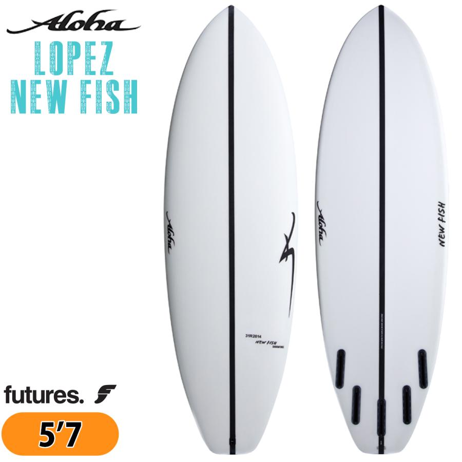 25 ALOHA SURFBOARDS アロハ サーフボード LOPEZ NEW FISH SHADOW FORCE 5’7 シャドーフォース ...