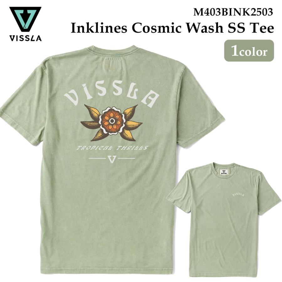 25 VISSLA ヴィスラ Tシャツ Inklines Cosmic Wash SS Tee 半袖