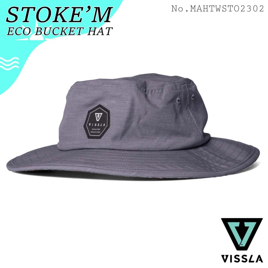 23 VISSLA ヴィスラ バケットハット STOKE'M ECO BUCKETT HAT 帽子 バケハ アウトドア マリンスポーツ メンズ ...