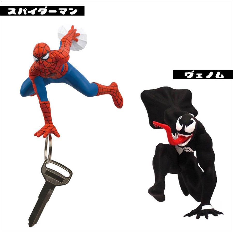 MARVEL マーベル マグネットキーハンガー スパイダーマン ヴェノム 鍵