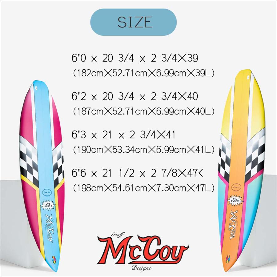 2027年モデル 先行販売！】27 McCoy Surfboards マッコイ サーフボード