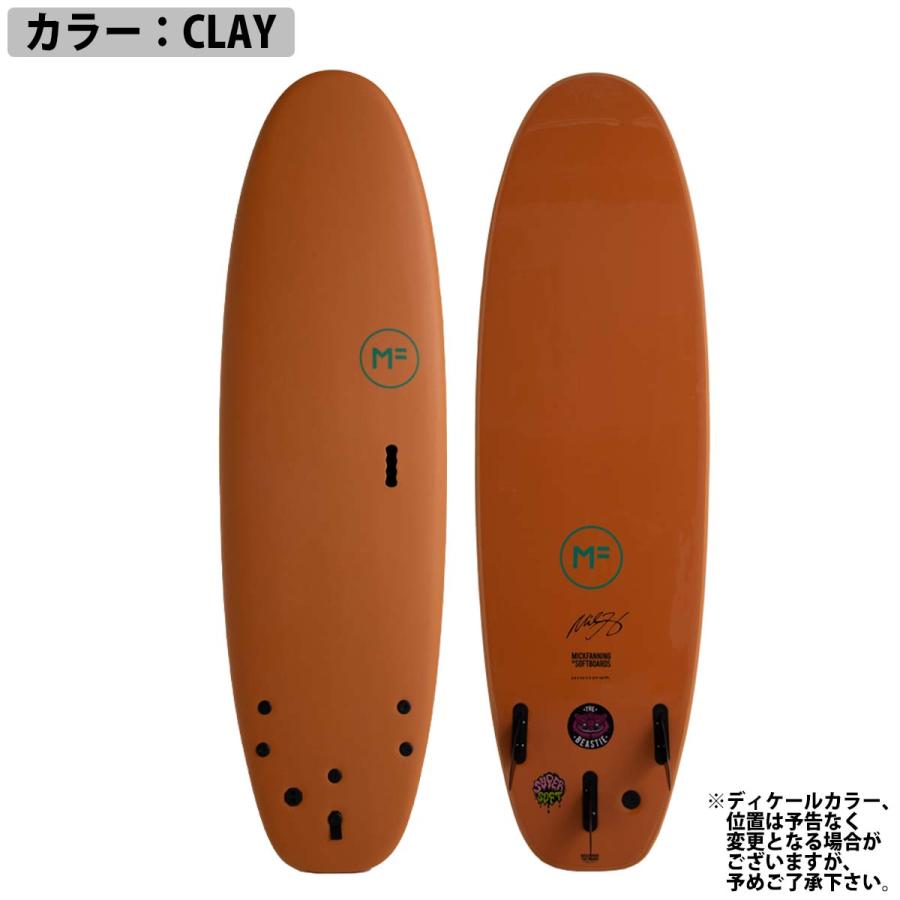 26 ミックファニングソフトボード BEASTIE SUPER SOFT TRI ビースティ