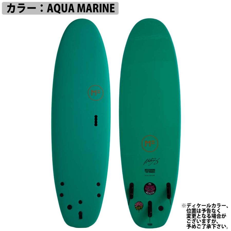 25 ミックファニングソフトボード BEASTIESUPERSOFTTRI ビースティ