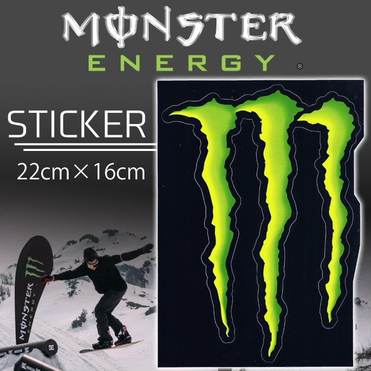 Monster Energy モンスターエナジー Sticker E 1 プリントステッカー シール ロゴステッカー 約22cm 約16cm 日本正規品 Monster 05 オーシャン スポーツ 通販 Yahoo ショッピング