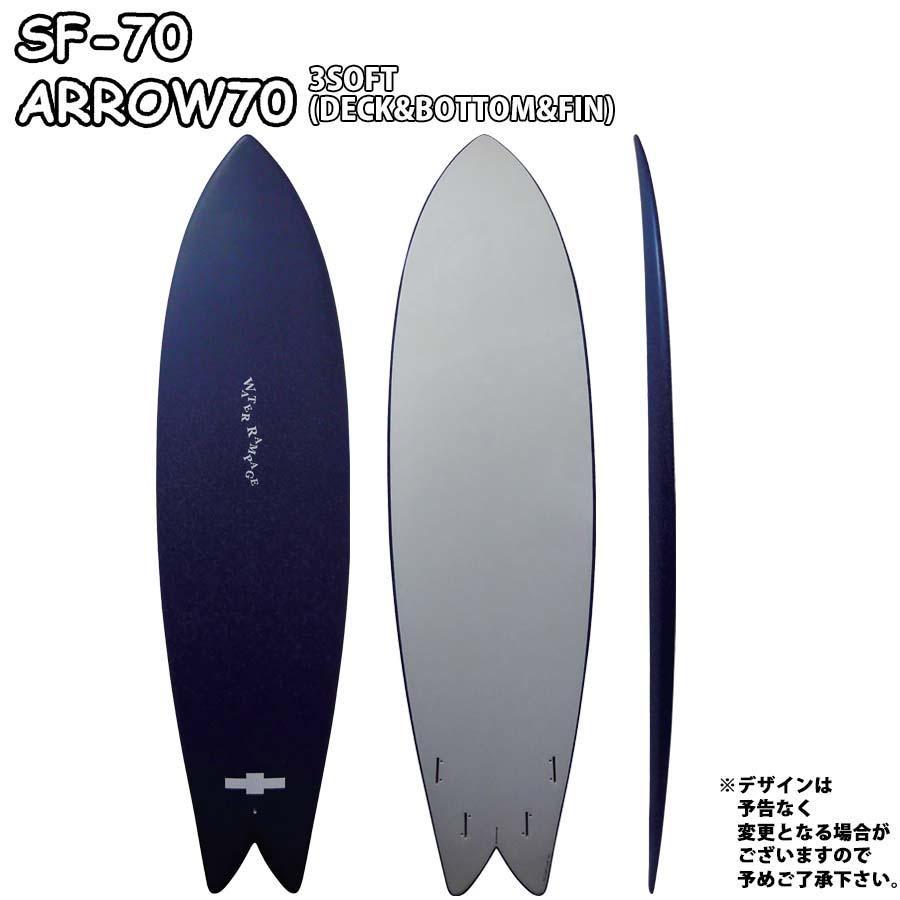 ソフトサーフボード ボディ ニーボード WATER RAMPAGE 112cm⑦ 22 ウォーターランページ WATER RAMPAGE ARROW70 アロー70 3SOFT