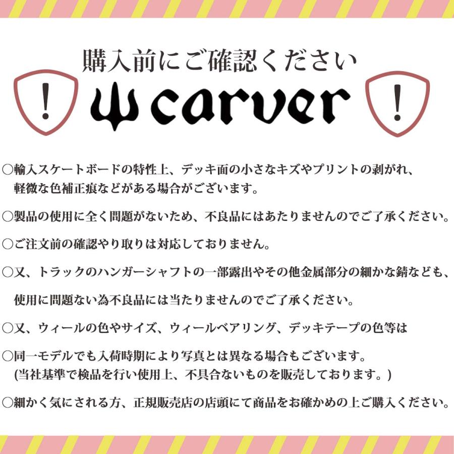 carver（カーバー） スケートボード NAMIモデル CX4 34インチ 日本限定