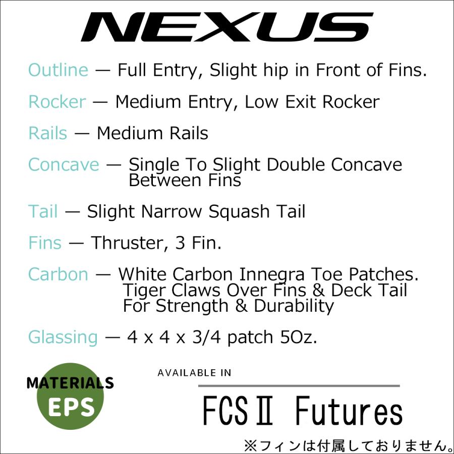 26 DHD サーフボード NEXUS ネクサス EPS 5'6〜6'4 サーフィン 2026年