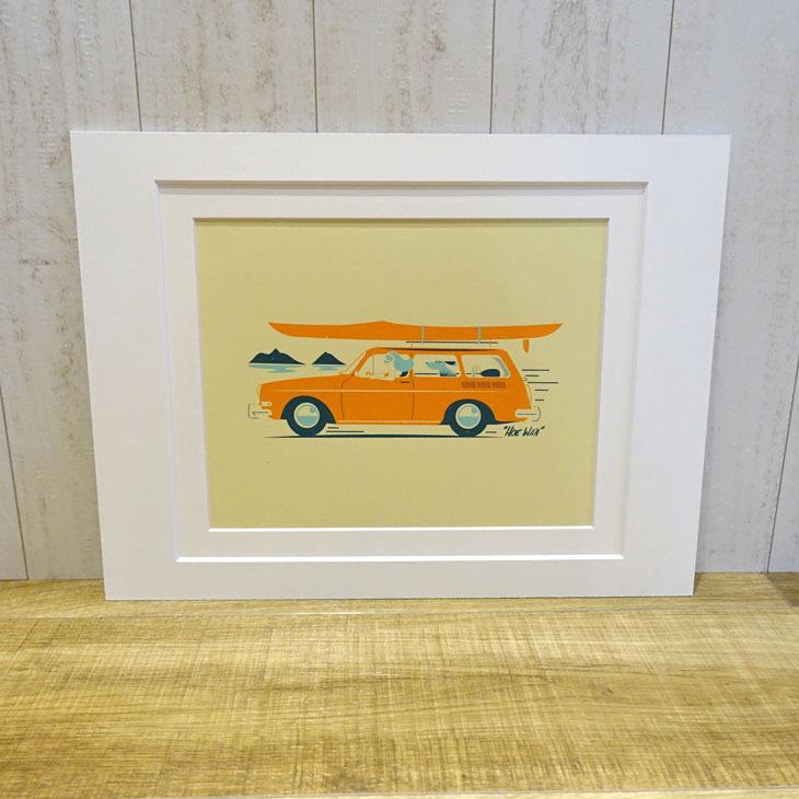 ハワイ画家Nick Kucharニック カッチャーアート額付き6点セット