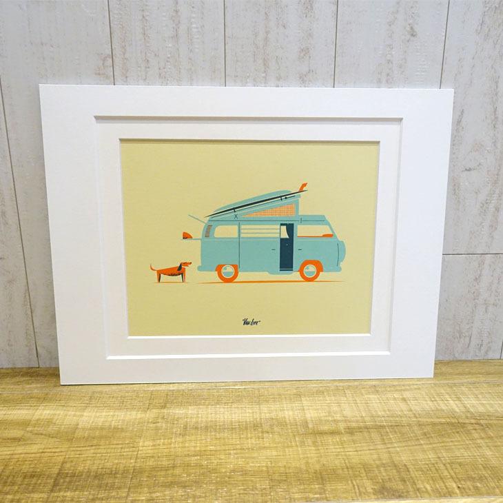 Nick Kuchar ニックカッチャー Van Life ArtPrint MATTED PRINTS