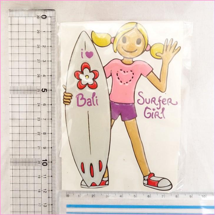 Surfer Girl サーファーガール Summer Love Surfing Surfergirl Sticker サマーラブ サーフィン ステッカー シール Bali バリ島発サーフブランド Oam オーシャン スポーツ 通販 Yahoo ショッピング