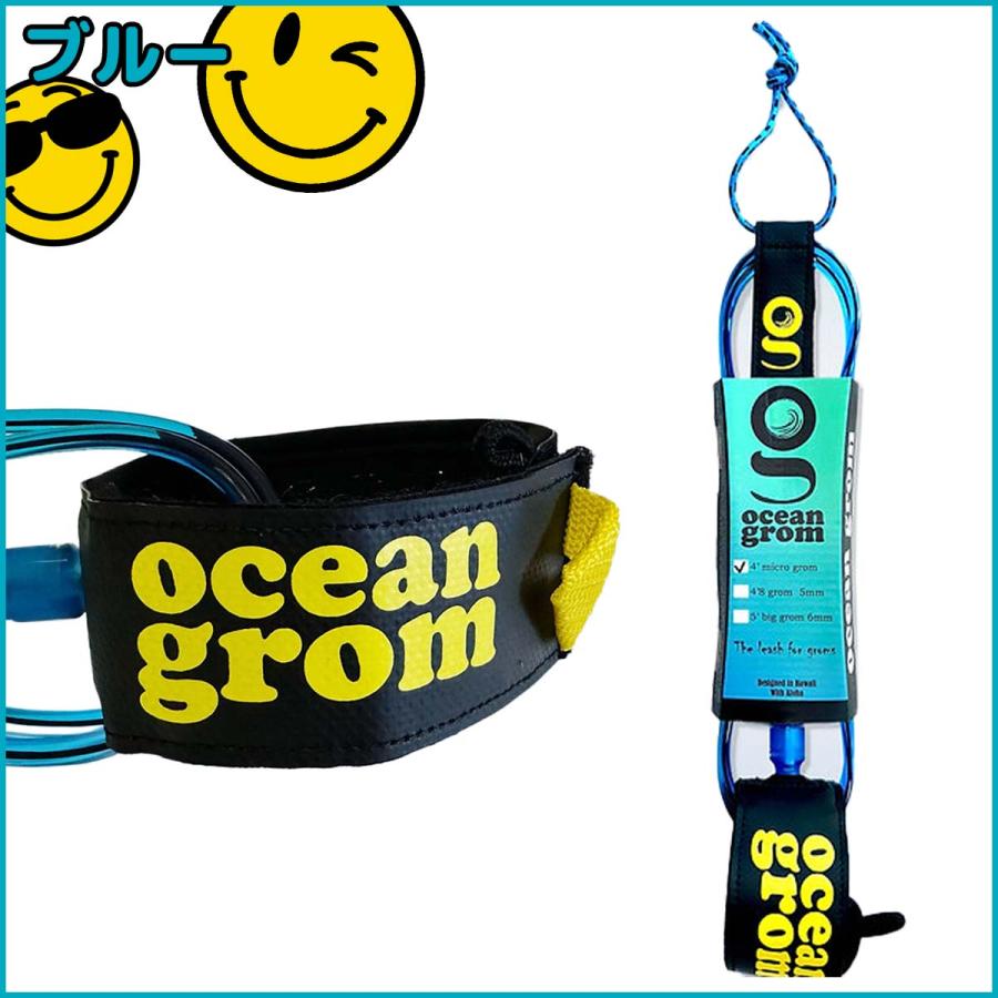ocean grom オーシャングロム リーシュコード 4フィート 4.8フィート