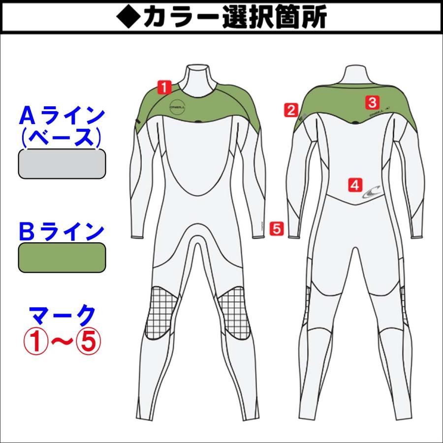 O'NEILL（オニール） 23-24 O'NEILL セミドライ サーフィン バック