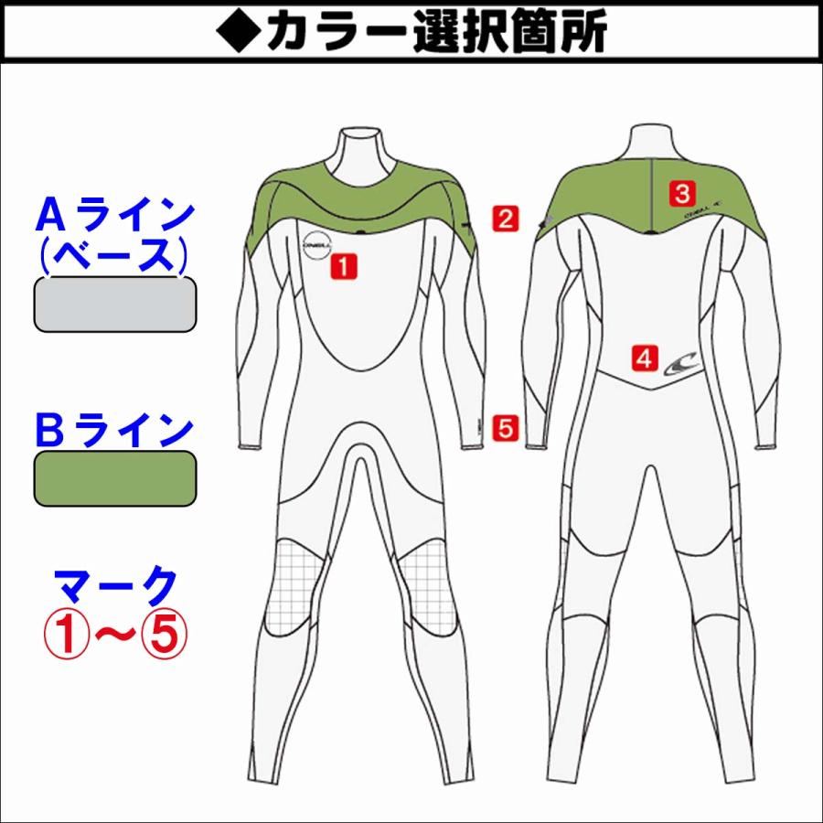 23-24 O’NEILL オニール セミドライ サーフィン チェストジップ ウエットスーツ カスタム 秋冬 レディースモデル PSYCHO FSC 2 23/24年 XWFW-126A3 日本正規品｜stradiy｜06