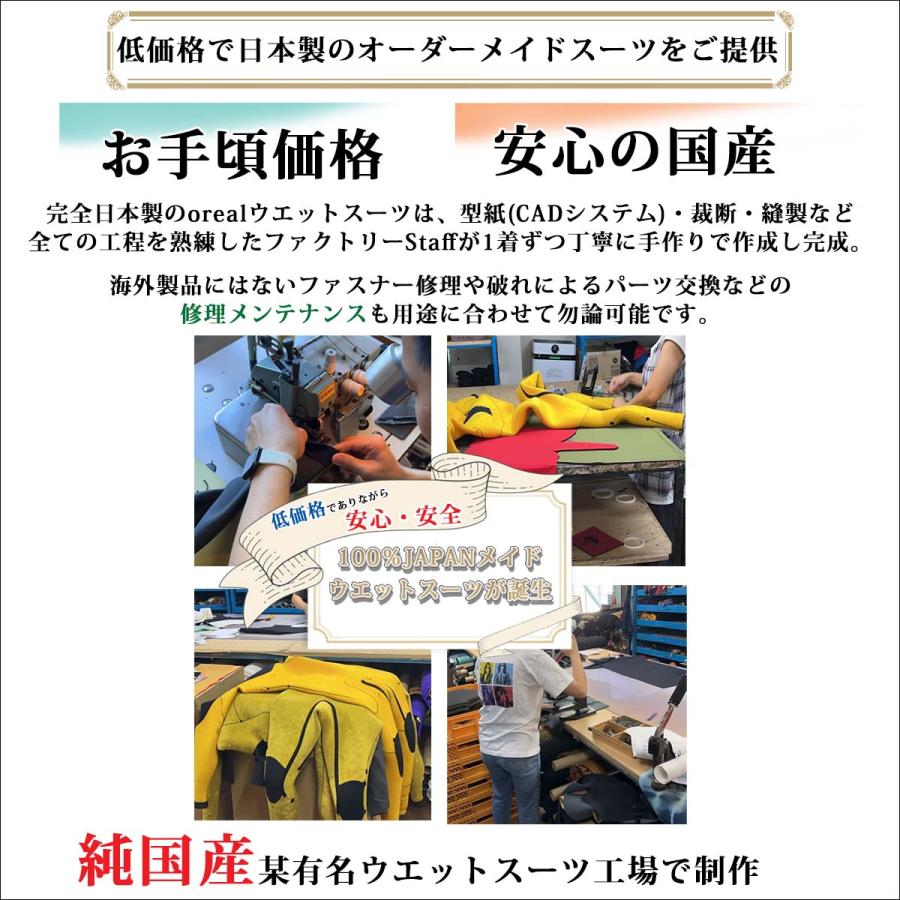 25/26 FW Oreal オリアル セミドライ カスタム ロングチェストジップ