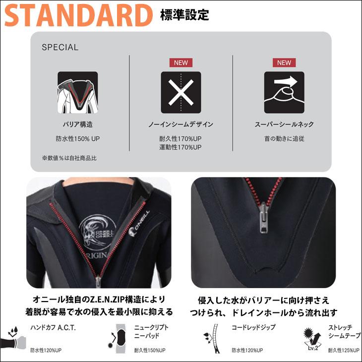 O'NEILL 23 O'NEILL オニール 半袖タッパー ウェットスーツ フロント
