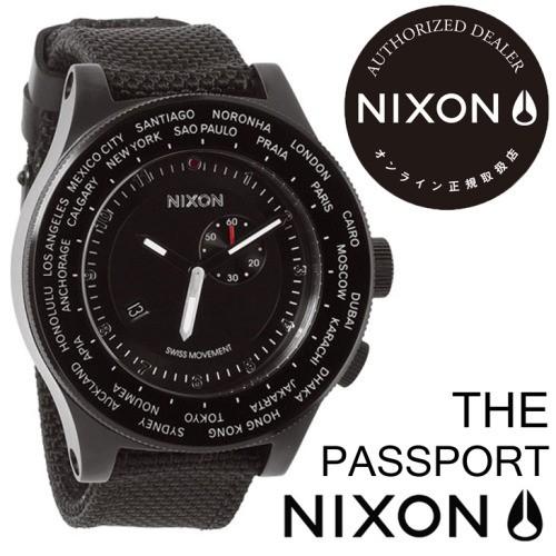 NIXON(ニクソン) 腕時計 『THE PASSPORT (ザ パスポート)』 ALL BLACK 日本正規品 :pass-blk
