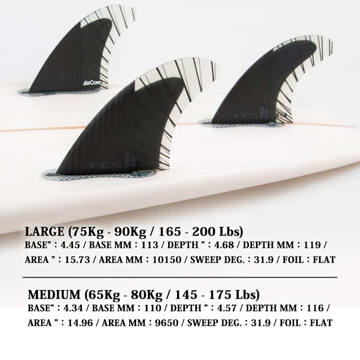 REACTOR サーフ リアクタラージ LARGE サーフィン FCS2