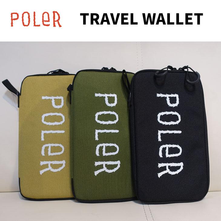 トラベルウォレット エプソン。財布。 (Travel wallet Epsom) POLeR（ポーラー） トラベルウォレット TRAVEL WALLET キャンプ 財布