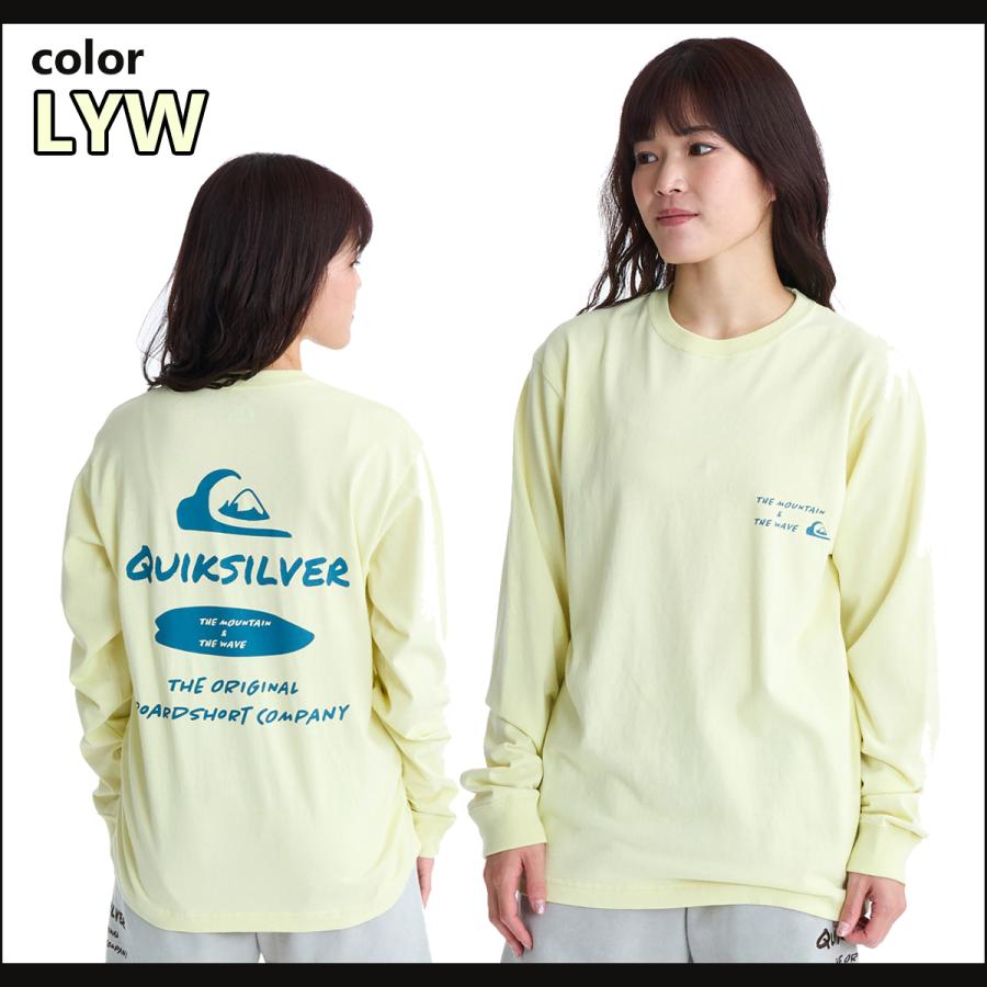 26 SS Quiksilver ロンT NEW HD LT 長袖 Tシャツ ユニセックス