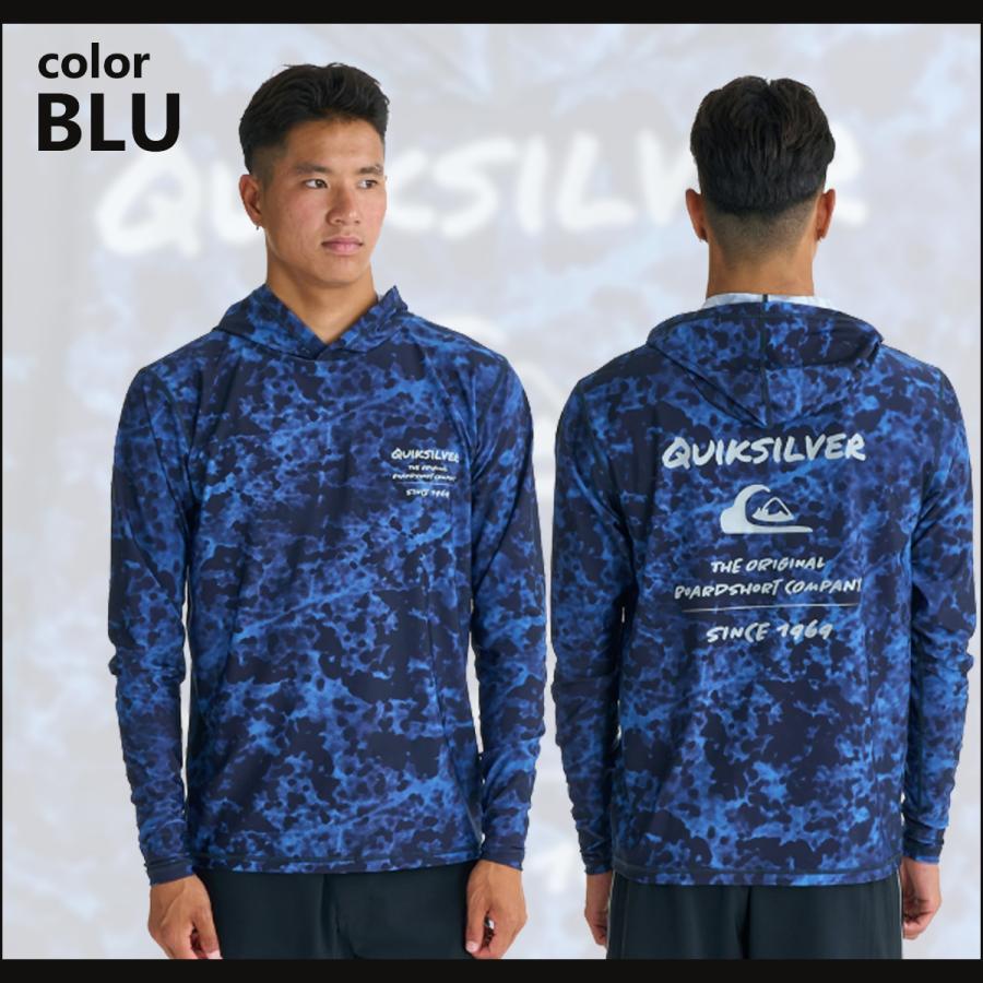 カシウェア☆プルオーバーフーディー Quiksilver（クイックシルバー） 26SS QUIKSILVER ラッシュガード HAND