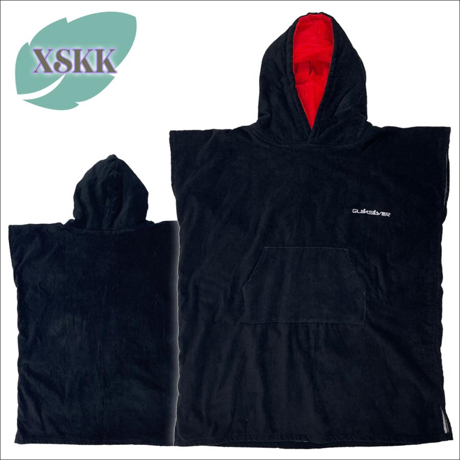 パイルポンチョフーディ Quiksilver（クイックシルバー） 26 QUIKSILVER ポンチョ HOODY TOWEL