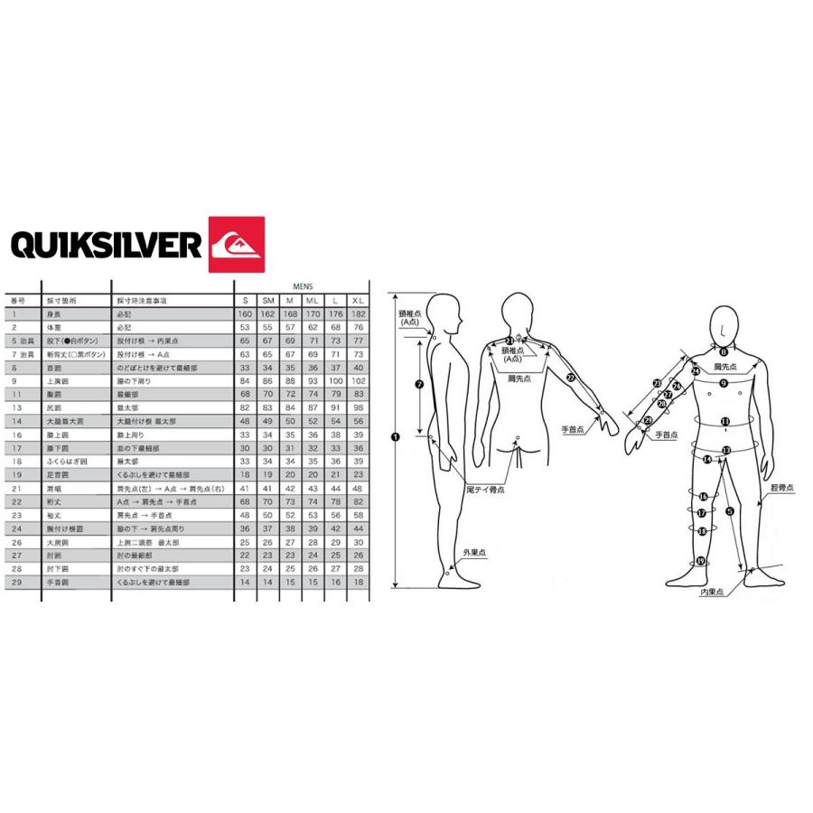 Quiksilver 18 QUIKSILVER クイックシルバー 2018年 3/2ミリ
