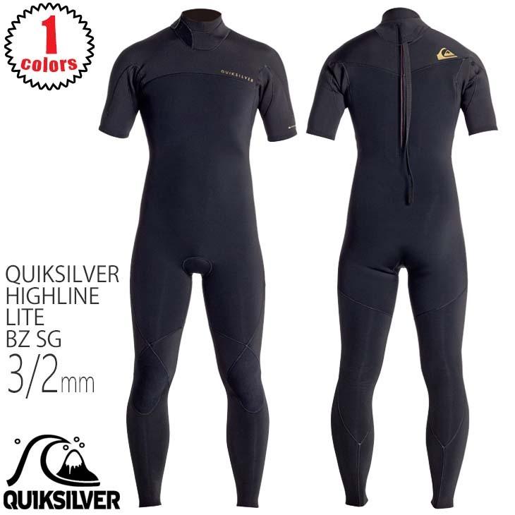 クイックシルバー バックジップ3/2mm ウェットスーツ