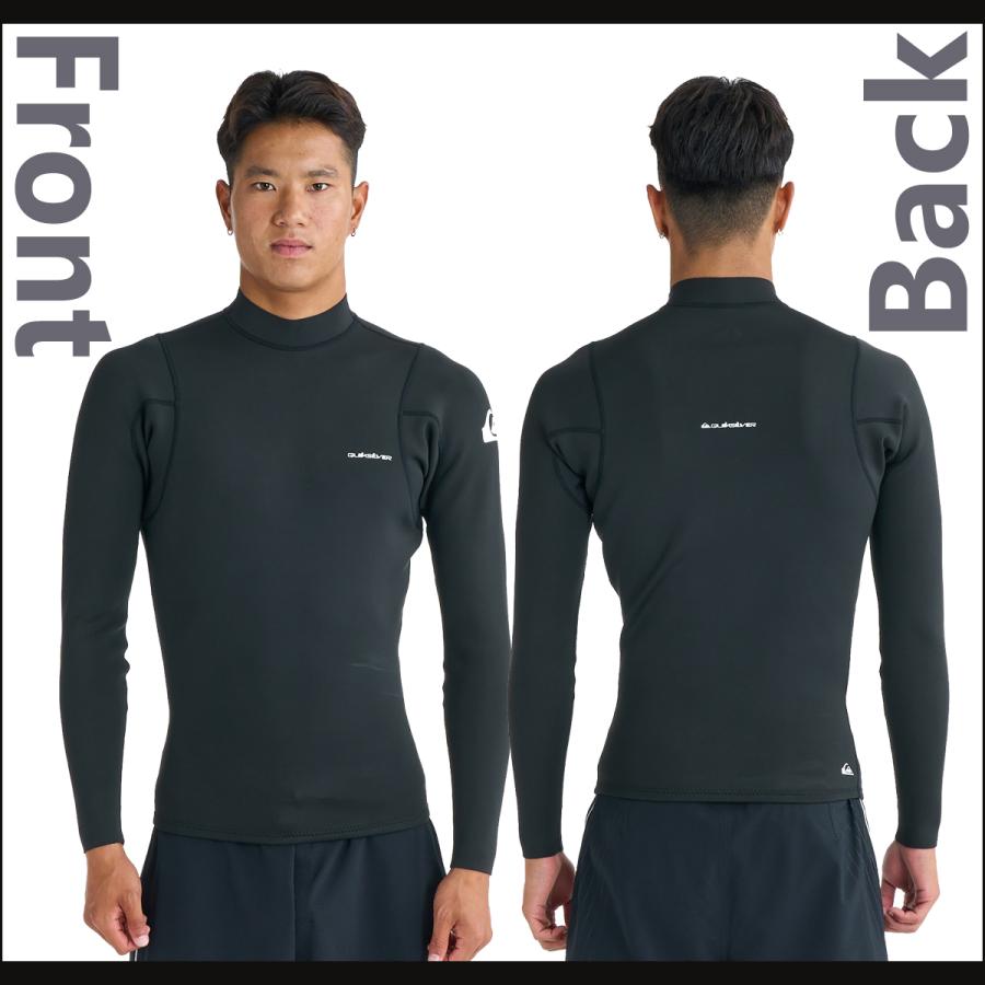 Quiksilver ブラック タッパー Quiksilver（クイックシルバー） 26 QUIKSILVER 長袖タッパー ウエット