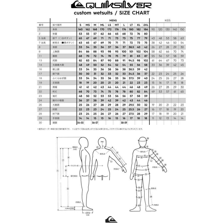 Quiksilver（クイックシルバー） 25-26 QUIKSILVER ウエットスーツ