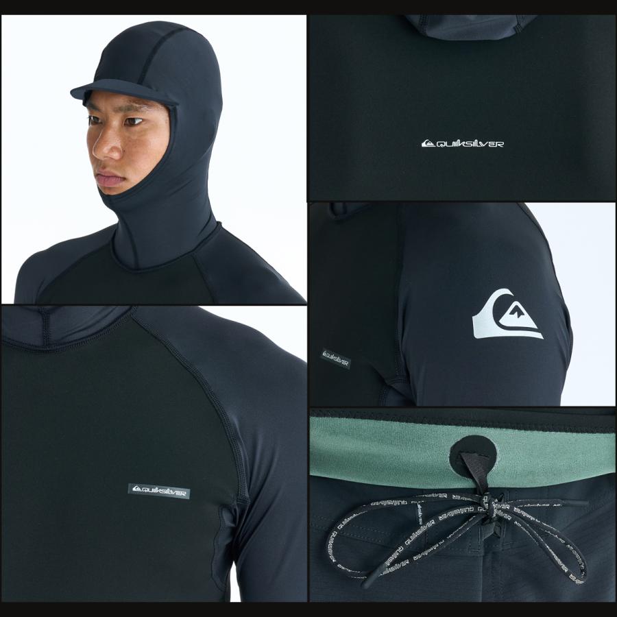 QUIKSILVER ブラック 長袖 タッパー Quiksilver（クイックシルバー） 26 QUIKSILVER 長袖タッパ ウエット