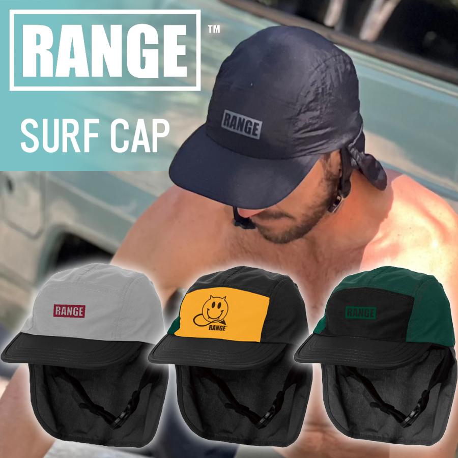 RANGE レンジ サーフキャップ SURF CAP マリンキャップ 帽子 日焼け