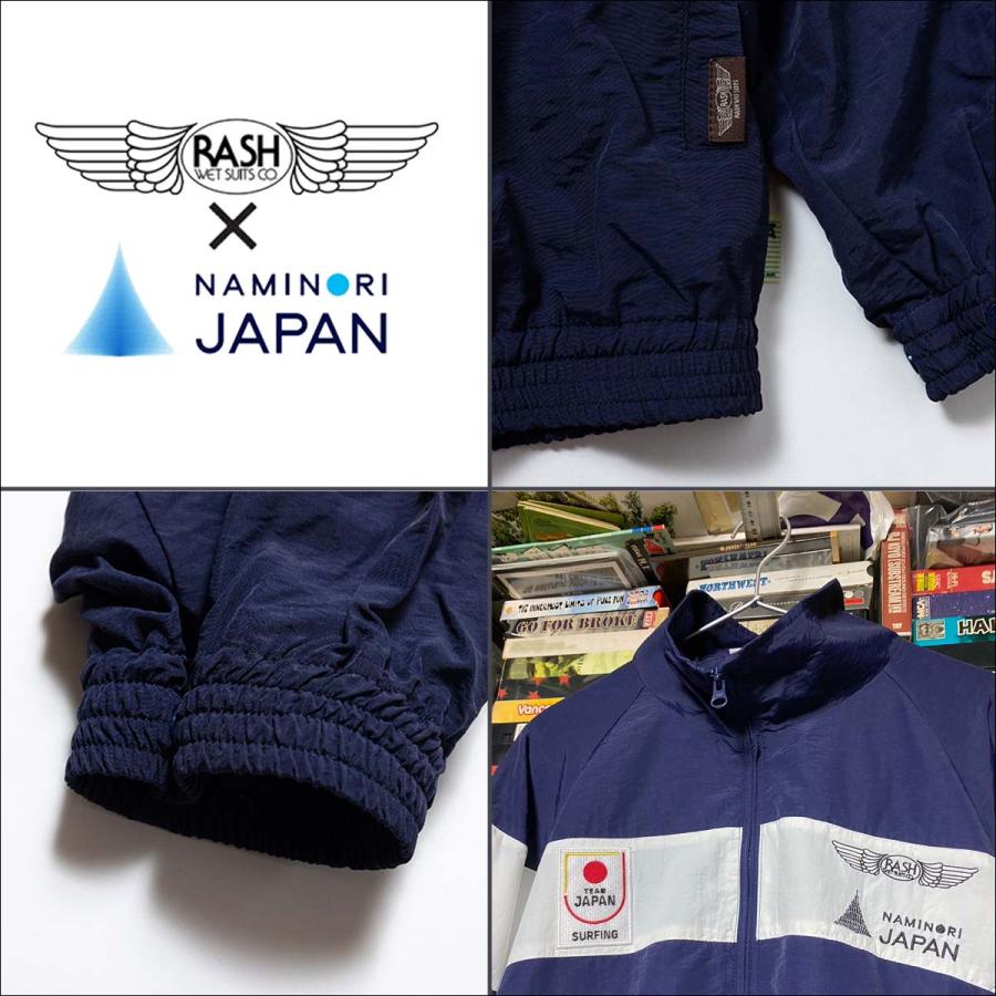 24 RASH x NAMINORI JAPAN ラッシュ ナミノリジャパン ジャケット JP TECH JACKET designed by SSZ ジャンパー 日本代表ユニフォームレプリカ サーフィン マリンスポーツ メンズ ユニセックス 2024年 日本正規品 24 RASH NAMINORIJAPAN ラッシュ ナミノリジャパン ジャケット JP TECH