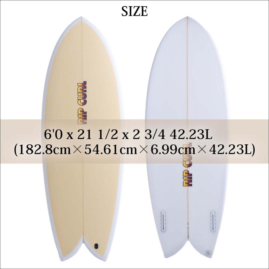 TANT ベージュ ショートボード 2フィン 25 RIP CURL リップカール サーフボード ツイン フューチャー