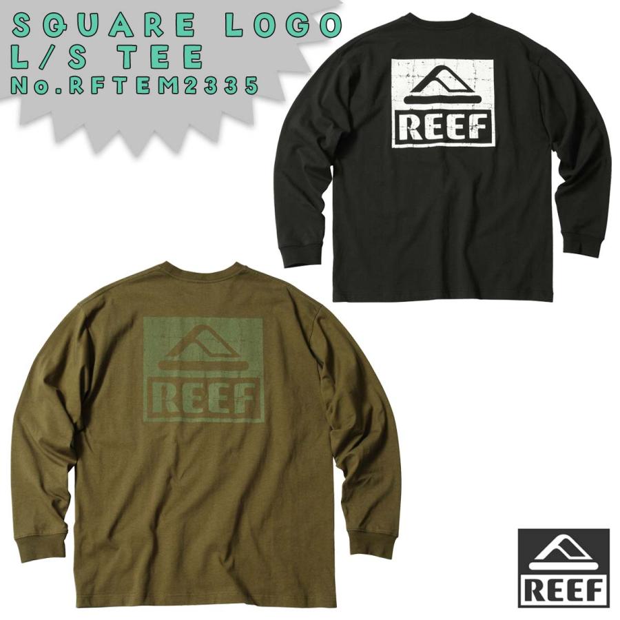 REEF（リーフ） 23 REEF ロンT SQUARE LOGO L/S TEE 長袖 トップス T