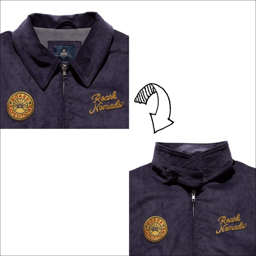 25 ROARK ロアーク ジャケット CONVOY JACKET アウター コーデュロイ フリース 防寒 カジュアル ワッペン 刺繍 メンズ 2025年秋冬 品番 RJJ1171 日本正規品 25 ROARK ロアーク ジャケット CONVOY JACKET アウター コーデュロイ