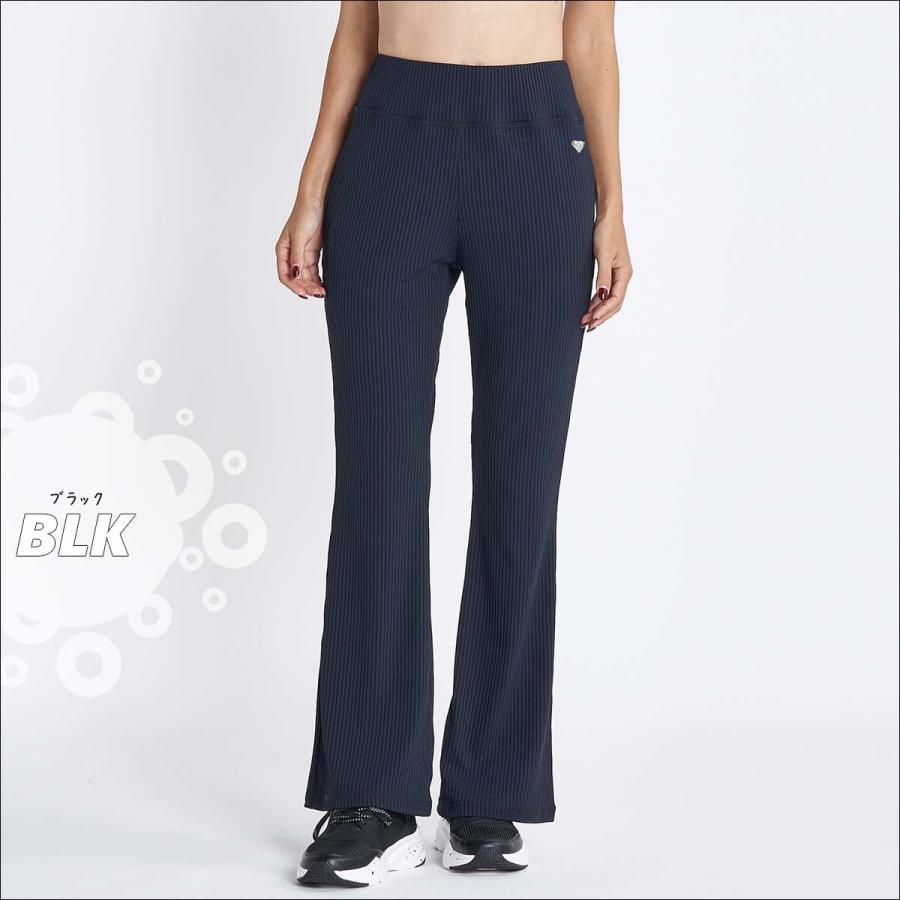 ROXY ブラック フレアパンツ DRYFLIGHT 15K 新品 ROXY（ロキシー） 23 SS ROXY フレアパンツ MISSION RIB FLARE