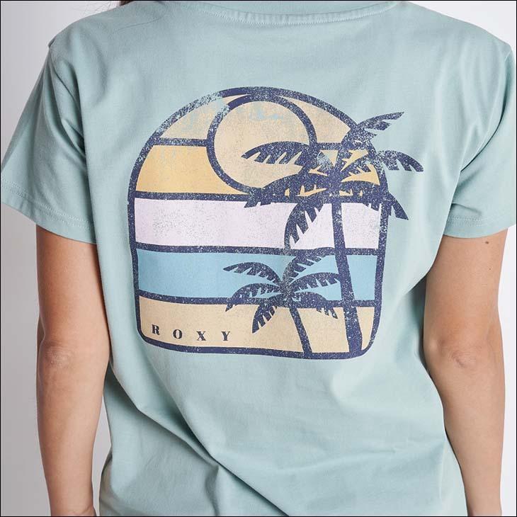 ROXY（ロキシー） 22 ROXY Tシャツ SUNSET PALM トップス 半袖